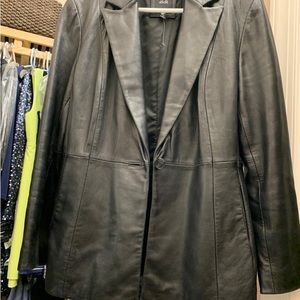 JLC New York leather jacket Large